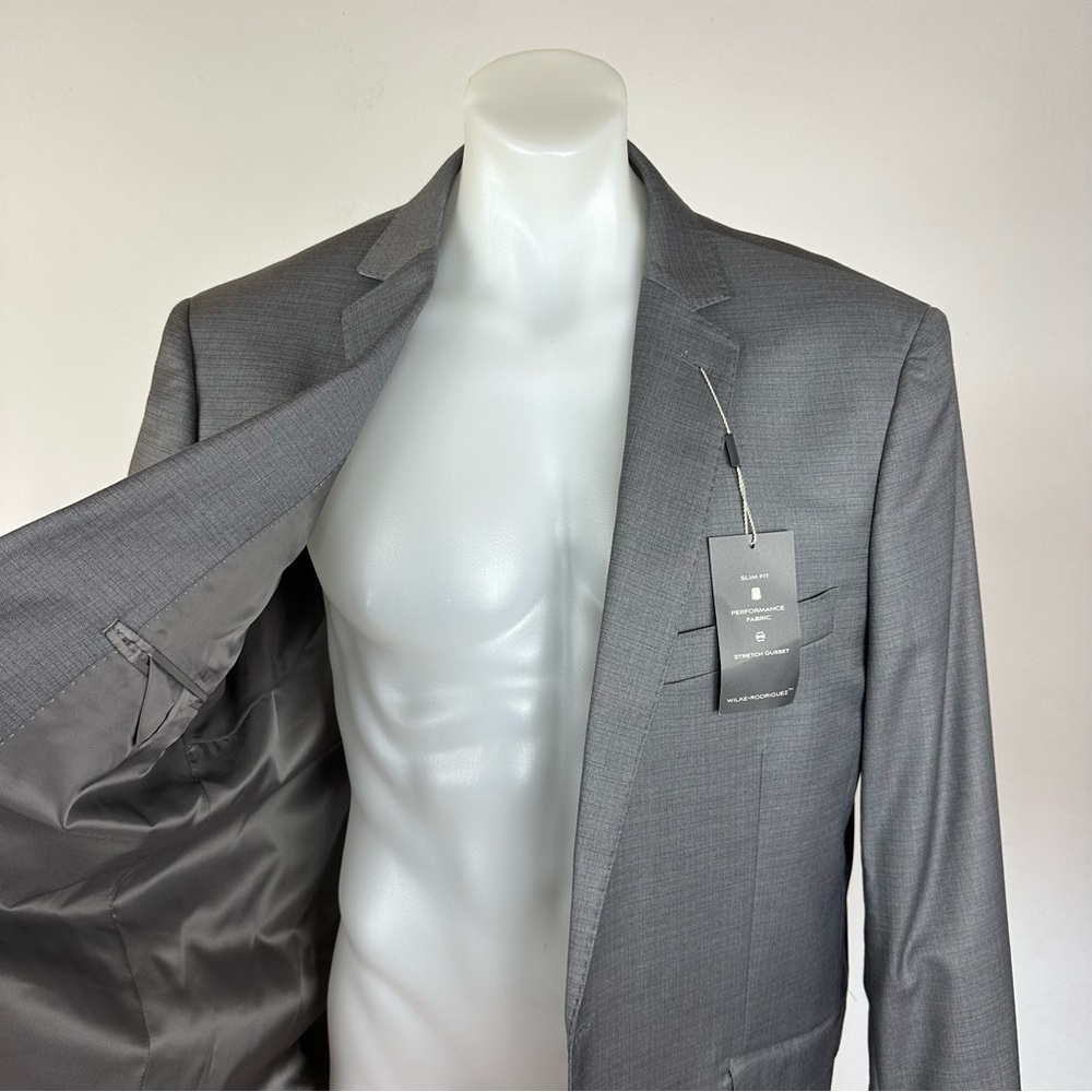 NWT Wilke-Rodriguez Men's 3XL Gray Blazer